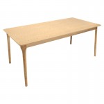 Mesa de comedor madeira rectangular 180